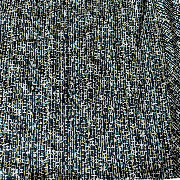 J. Jill Wearever Smooth-Fit Pencil Skirt L Multi Abstract Print Stretch - Picture 2 of 7